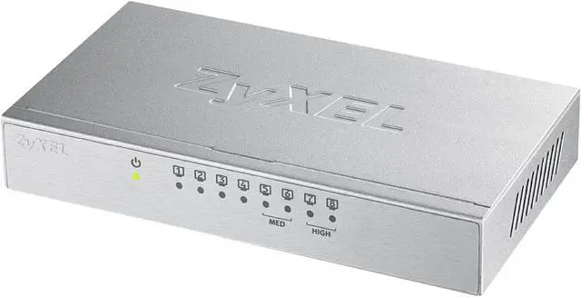 Main image of ZyXEL GS108Bv3 8 Port Gigabit Ethernet Switch with Metal Housing & Green Energy Saving Technology