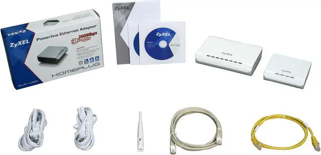 Alt view image 8 of 8 - ZyXEL NBG318SKIT-400-SP 3-in-1 Wireless Router with 200 Mbps Powerline HomePlug AV Adapter IEEE 802.11g - OEM