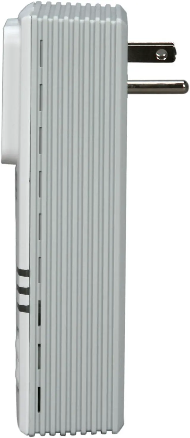 Alt view image 4 of 7 - ZyXEL PLA407 HomePlug AV 200 Mbps Powerline Wall-Plug Adapter (Starter Kit - 2 Units)