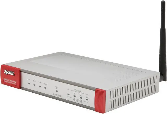 Main image of ZyXEL ZyWALL ZWUSG20W 802.11n Wireless Internet Security Firewall with 4 Gigabit LAN / DMZ Ports, 2 IPSec VPN, SSL VPN , and 3G WAN Support