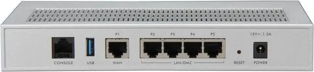 Alt view image 4 of 5 - ZyXEL ZyWALL ZWUSG20 Internet Security Firewall with 4 Gigabit LAN / DMZ Ports, 2 IPSec VPN, SSL VPN , and 3G WAN Support
