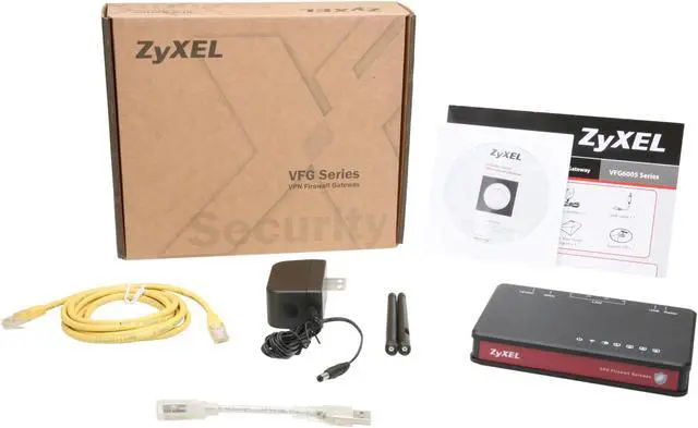 Alt view image 5 of 5 - ZyXEL VFG6005N 4-Port Wireless N Gigabit Firewall Gateway