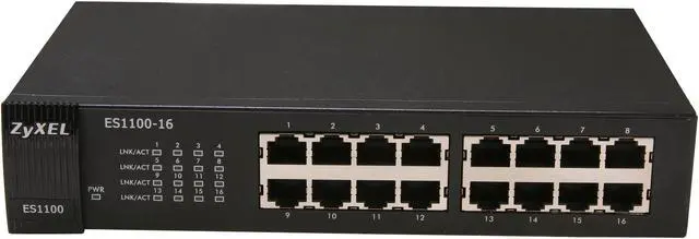 Main image of ZyXEL ES1100 Series ES1100-16 Smart 16-port FE Switch