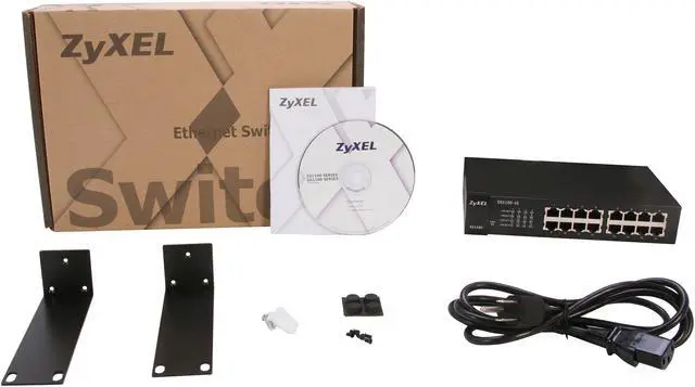 Alt view image 6 of 6 - ZyXEL ES1100 Series ES1100-16 Smart 16-port FE Switch
