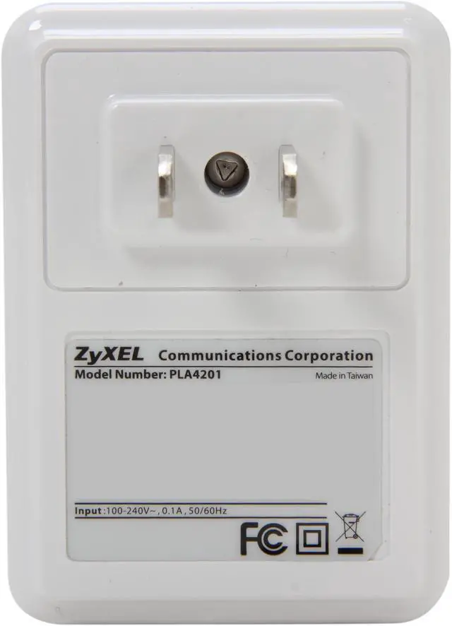 Alt view image 4 of 6 - ZyXEL PLA4201 Mini Powerline Ethernet Adapter Up to 500Mbps