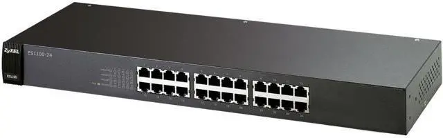 Main image of Zyxel ES1100-24 24-Port Unmanaged Fast Ethernet Switch
