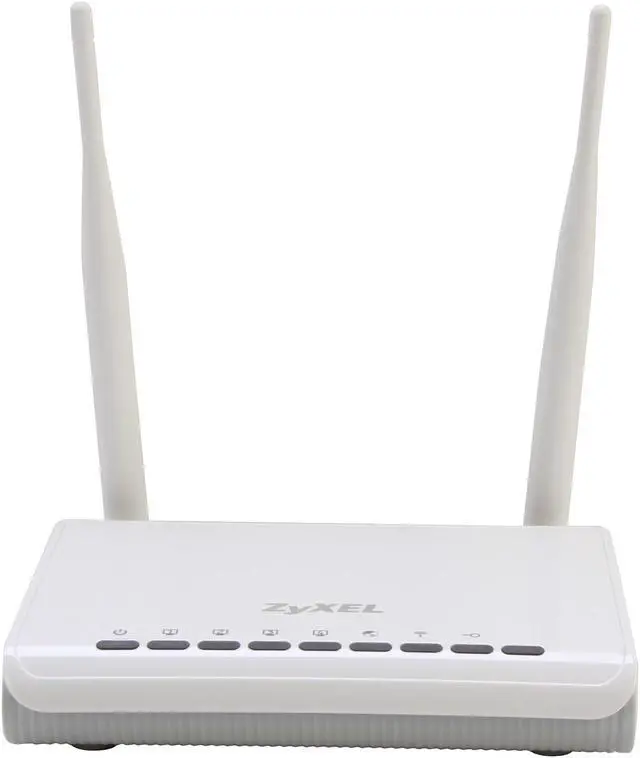 Alt view image 2 of 6 - ZyXEL NBG418N Wireless N Home Router IEEE 802.3/3u, IEEE 802.11b/g/n