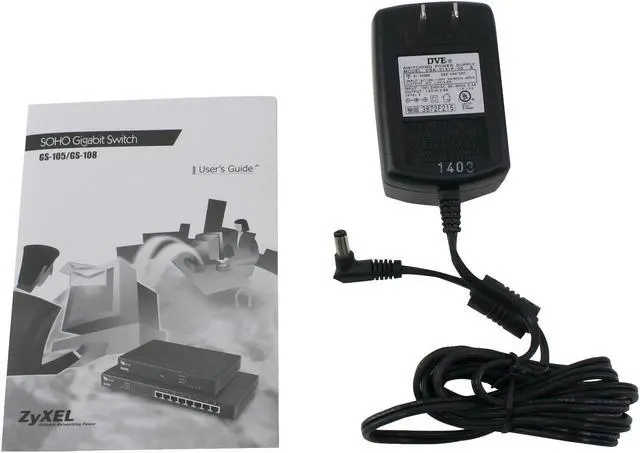 Alt view image 4 of 5 - ZyXEL GS-105 10/100/1000Mbps 5-Ports Gigabit Workgroup Switch 5 x RJ45