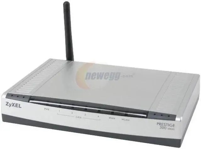 Main image of ZyXEL Prestige 334W 802.11g Wireless Broadband Router with Firewall IEEE 802.3/3u, IEEE 802.11b/g