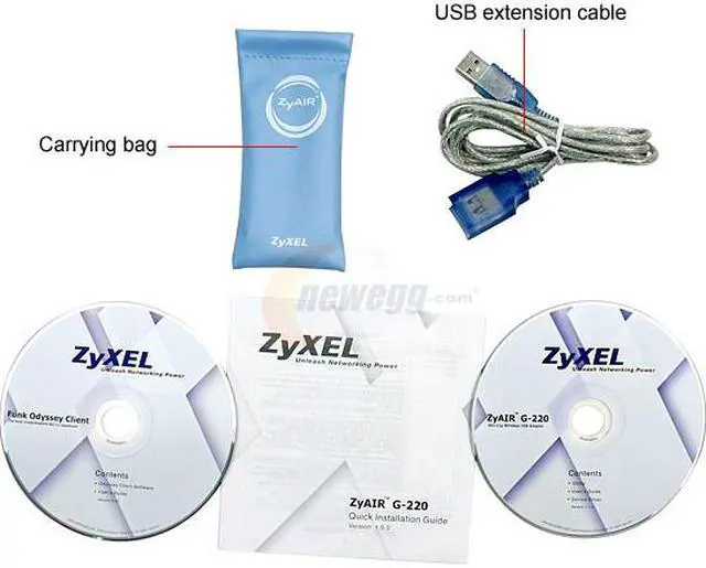 Alt view image 4 of 5 - ZyXEL G-220 Wireless Adapter/AP IEEE 802.11b/g USB 2.0 Up to 54Mbps Wireless Data Rates