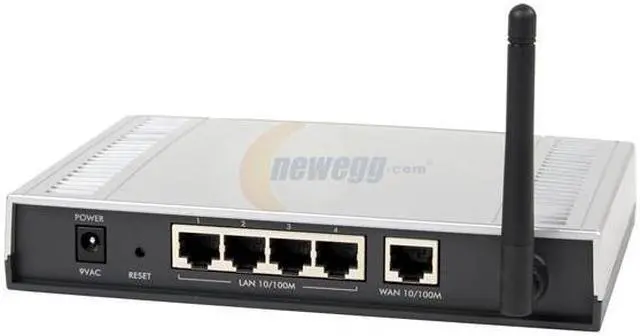 Alt view image 2 of 6 - ZyXEL HS-100W Wireless Router with Parental Control IEEE 802.11b/g, IEEE 802.3, IEEE 802.3u, IEEE 802.3X