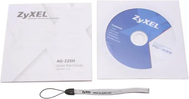 Alt view image 6 of 7 - ZyXEL AG-225H Wi-Fi Finder & Wireless Adapter IEEE 802.11a/b/g USB 2.0 Up to 54Mbps Wireless Data Rates