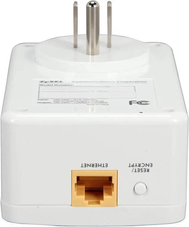 Alt view image 5 of 6 - ZyXEL PLA4111 200Mbps Mini Powerline Pass-Thru Ethernet Adapter Up to 200Mbps