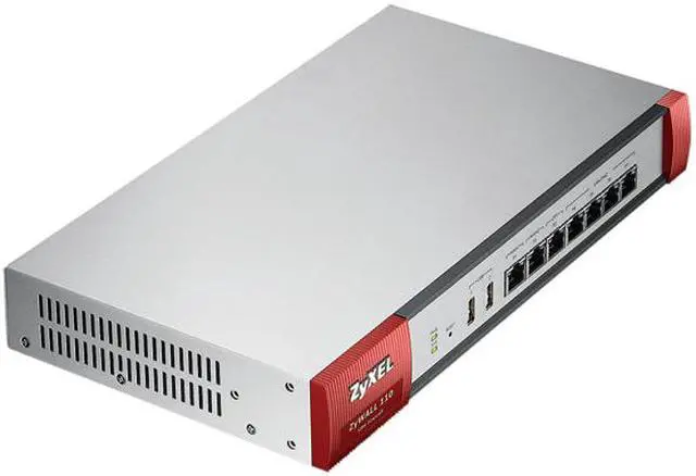 Alt view image 3 of 4 - ZyXEL ZYWALL110 High Performance 1GbE SPI/300Mbps VPN Firewall with 100 IPSec and 25 SSL VPN, 7 GbE Ports and High Availability