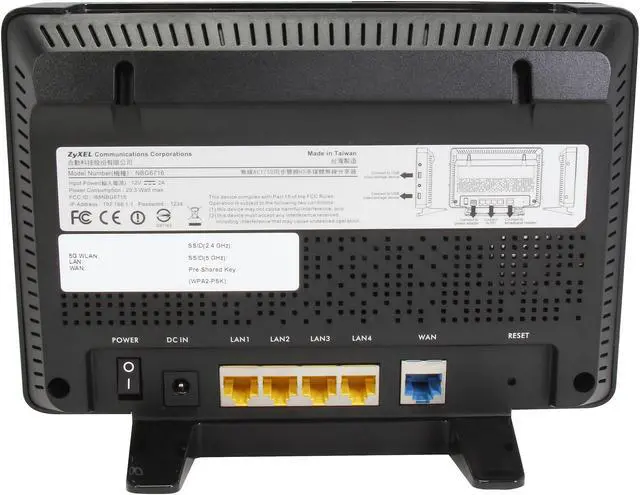 Alt view image 5 of 6 - ZyXEL Wireless AC HD Media/ Gaming Router-1750Mbps, Gigabit, Dual-Band, StreamBoost traffic shaping (NBG6716)