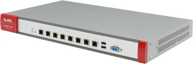 Main image of ZyXEL ZYWALL310 High Performance 2GbE SPI/500Mbps VPN Firewall with 200 IPSec and 50 SSL VPN, 8 GbE Ports and High Availability
