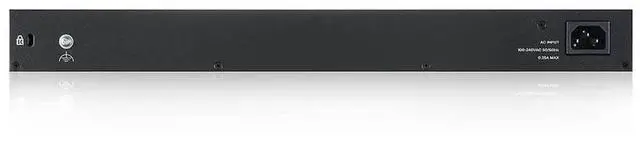 Alt view image 4 of 4 - ZyXEL Fanless 24 Port GbE L2 Web Managed Rackmountable Switch, GS1900-24