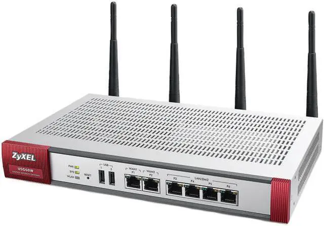 Alt view image 2 of 5 - Zyxel USG60W Unified Security Gateway