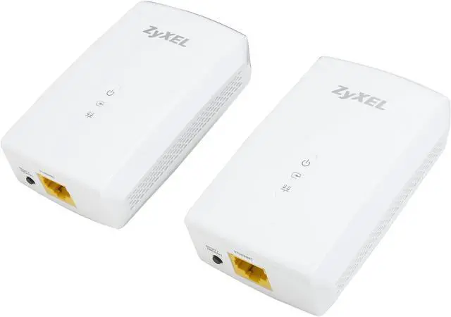 Main image of ZyXEL PLA5206KIT HomePlug AV2 AV1000 Powerline Gigabit Ethernet Adapter, Up to 1000 Mbps