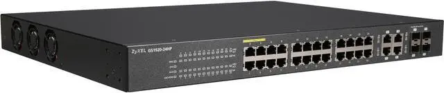 Main image of ZyXEL GS1920 GS1920-24HP Managed 24-port GbE Smart Managed PoE Switch