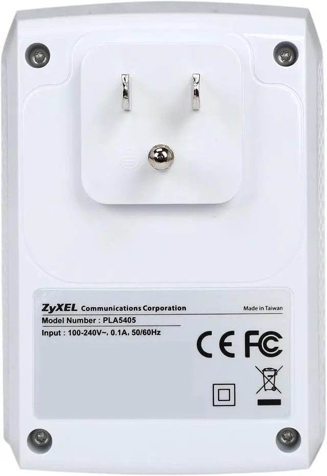 Alt view image 4 of 7 - ZyXEL PLA5405KIT HomePlug AV2 MIMO AV1200 Powerline Gigabit Ethernet Adapter Kit, up to 1200Mbps