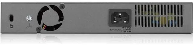Alt view image 4 of 4 - ZyXEL GS1350-12HP 8-Port Gigabit Smart Nebula Cloud Managed PoE Switch, 8 PoE+ Ports at 130W with 2 SFP Uplinks