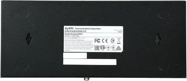 Alt view image 4 of 5 - ZyXEL 8-Port Gigabit Smart Managed PoE Switch, 8 PoE+ Ports at 77W with 2 SFP Uplinks, Fanless, GS1900-10HP