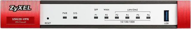 Alt view image 2 of 6 - ZyXEL USG20-VPN Security Router VPN Firewall w/ SFP Port
