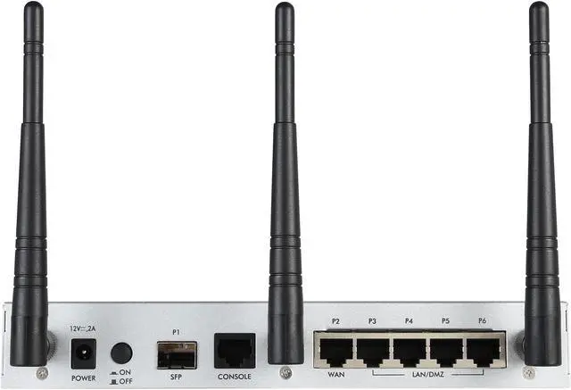 Alt view image 4 of 7 - ZyXEL Next Generation VPN Firewall with 1 WAN, 1 SFP, 4 LAN/DMZ Gigabit Ports and 802.11ac/n WiFi [USG20W-VPN]