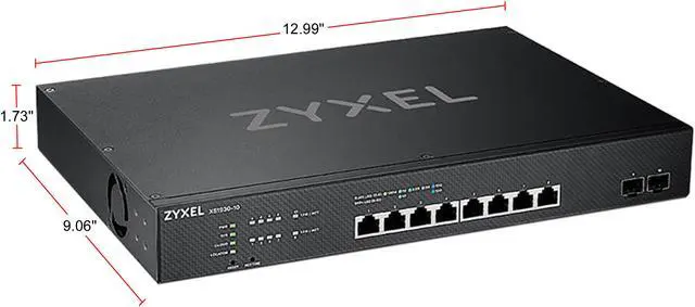 Alt view image 2 of 2 - ZyXEL XS1930-10 Smart 8-port Multi-Gigabit Smart Managed Switch with 2 SFP+ Uplink