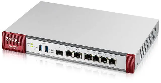 Alt view image 2 of 4 - ZyXEL ZyWALL USG FLEX 200H Network Security/Firewall Appliance, Intrusion Prevention, USGFLEX200+1YG