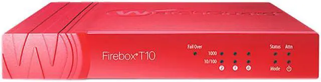 Main image of WatchGuard Firebox T10 Network Security/Firewall Appliance