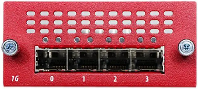 Main image of WatchGuard WG9019 Firebox M 3rd Gen 4 x 1Gb SFP Fiber Module Visit the WatchGuard Store 1 Gbps