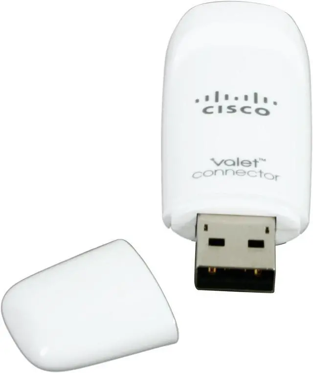 Alt view image 4 of 11 - Cisco Valet AM10 IEEE 802.11b/g/n USB 2.0 Wireless Adapter 64/128-Bit WEP, WPA, WPA2 (Self-installs directly from USB)