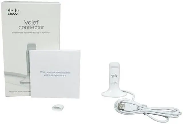 Alt view image 11 of 11 - Cisco Valet AM10 IEEE 802.11b/g/n USB 2.0 Wireless Adapter 64/128-Bit WEP, WPA, WPA2 (Self-installs directly from USB)
