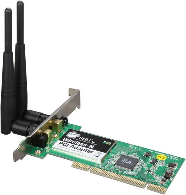 Main image of SIIG CN-WR0312-S1 DP Wireless-N PCI Adapter PCI