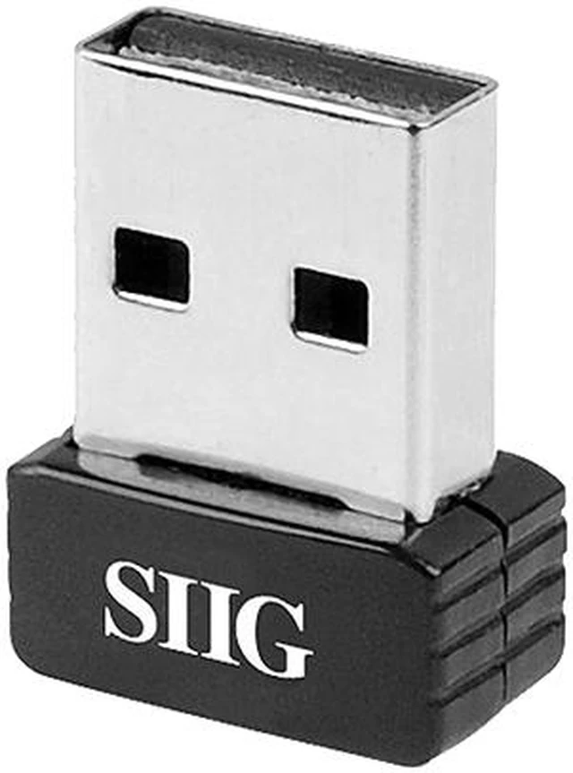 Alt view image 2 of 3 - SIIG JU-WR0112-S1 Wireless-N Mini USB Wi-Fi Adapter IEEE 802.11b/g/n USB 2.0 Type A Up to 150Mbps Wireless Data Rates