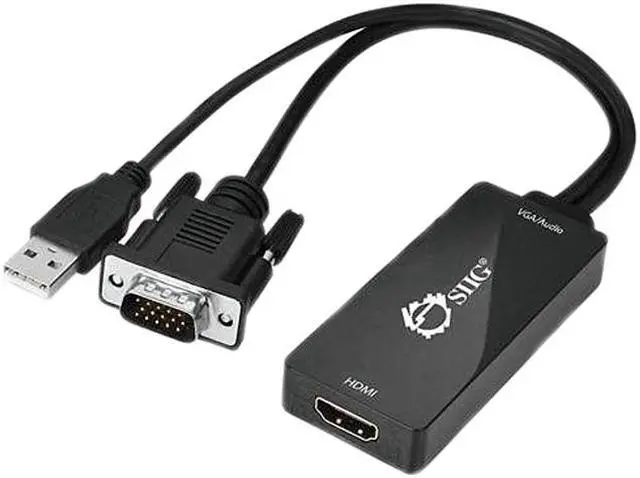 Main image of SIIG Portable VGA & USB Audio to HDMI Converter