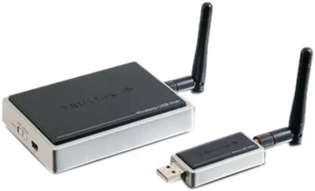 Alt view image 2 of 2 - C2G 29570 4-Port Wireless USB Hub and Adapter Kit Certified Wireless USB 1.0 compliant