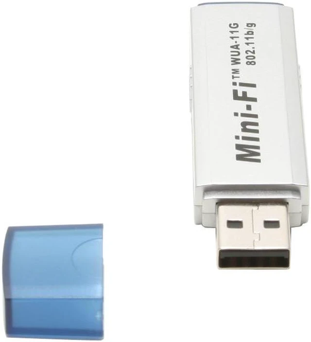 Alt view image 4 of 6 - PRISMIQ WUA-11G Mini-Fi Wireless Adapter IEEE 802.11b/g USB 2.0 Up to 54Mbps Wireless Data Rates
