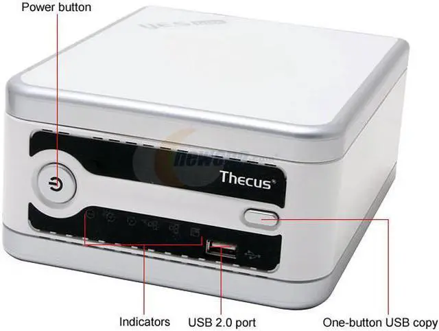 Alt view image 2 of 7 - Thecus N2100P Network Storage