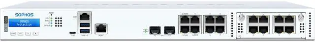 Main image of Sophos XGS 2100 Network Security/Firewall Appliance - 1 Year Standard Protection - 8 Port - 10/100/1000Base-T - Gigabit Ethernet - 8 x RJ-45 - 3 Total Expansion Slots