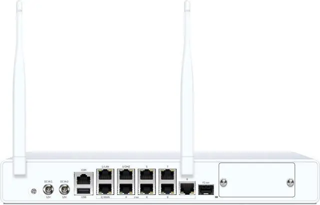 Alt view image 2 of 2 - Sophos XGS 118w Network Security/Firewall Appliance - 1 Year Standard Protection - 9 Port - 2.5GBase-T - 2.5 Gigabit Ethernet - 15.14 Gbit/s Firewall Throughput - Wireless LAN IEEE 802.11ax