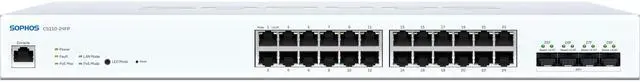 Main image of Sophos CS110-24FP Ethernet SwitchNEW 24 Ports - Manageable - Gigabit Ethernet, 10 Gigabit Ethernet - 10/100/1000Base-T, 10GBase-X - 2 Layer Supported - 410 W PoE Budget - with Support, 5-year