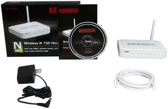 Alt view image 6 of 6 - Keebox W150NR Wireless Home Router