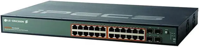 Alt view image 2 of 2 - LG-Ericsson ES-2024GP Smart iPECS Ethernet Switch with POE