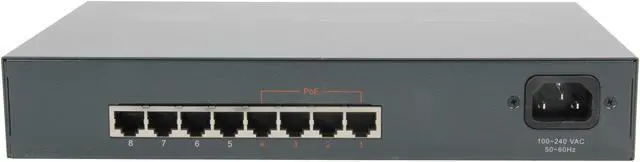 Alt view image 4 of 5 - LG-Ericsson iPECS ES-1008P Unmanaged Unmanaged Fast Ethernet PoE Switch
