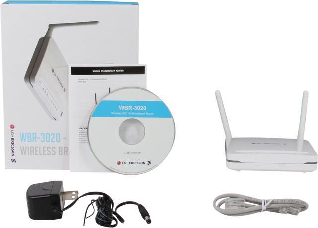 Alt view image 5 of 5 - LG-Ericsson WBR-3020 Wireless Broadband Router IEEE 802.3/3u, IEEE 802.11b/g/n