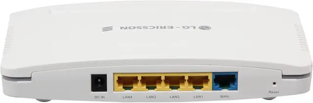 Alt view image 4 of 5 - LG-Ericsson WBR-5050 Wireless N600 Dual-Band Broadband Gigabit Router IEEE 802.11a/b/g/n, IEEE 802.3/3u/3ab