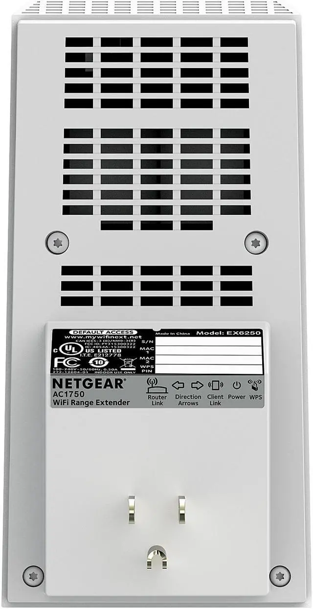Alt view image 5 of 6 - NETGEAR EX6250-100CNS AC1750 Wi-Fi Mesh Extender